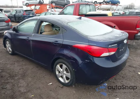 2013 Hyundai Elantra Gls/Limited from USA, damaged, VIN 5NPDH4AE8DH216330
